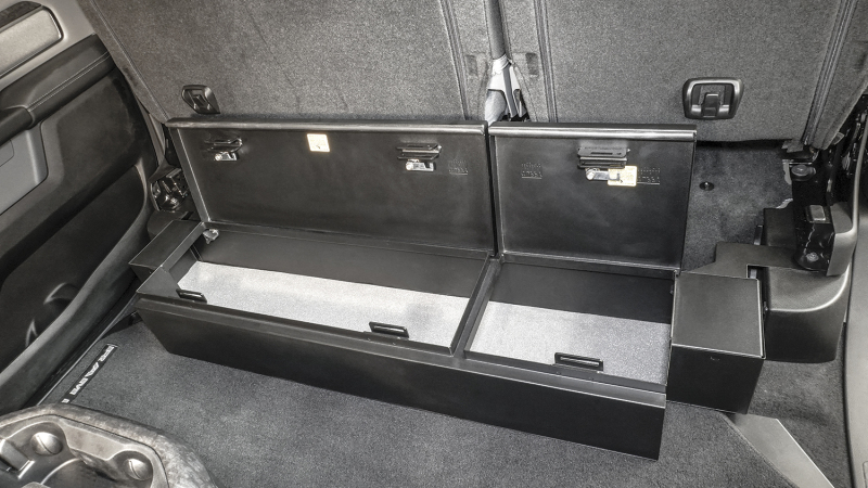 Ram 1500 Underseat Storage Box - Rear - Tuffy Products - Lockbox with 3-Digit Combo - Black - `19-`25